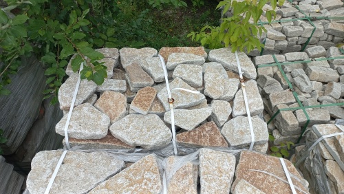 Гранитный плитняк галтованный для парковки купить в Домодедово