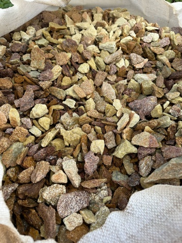 Златолит персиковый декоративная каменная крошка купить в Домодедово