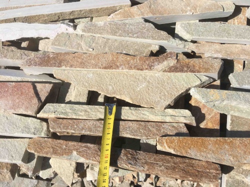 Горбушка златолит золотистый для облицовки купить в Домодедово