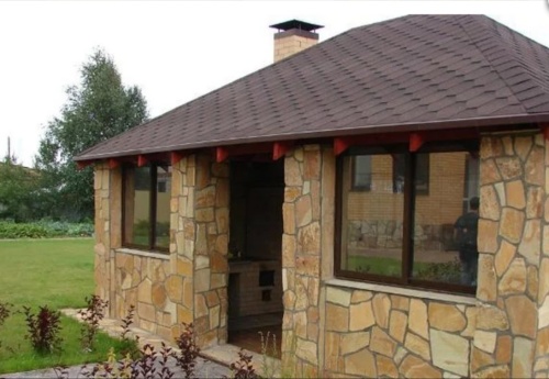 Плитняк златолит жёлтый золотистый для фасада 1,5-3см купить в Домодедово