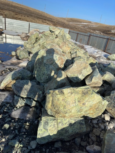 Камни для ландшафтного дизайна зелёные 10-60 килограмм купить в Домодедово