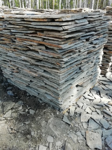 Плитняк златолит Уральский для цоколя, отмостки купить в Домодедово