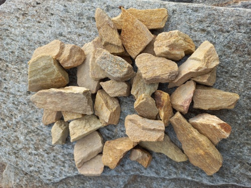 Златолит жёлтый декоративная каменная крошка купить в Домодедово